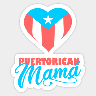 Puerto Rican Mama Boricua Flag Mom Gifts Sticker